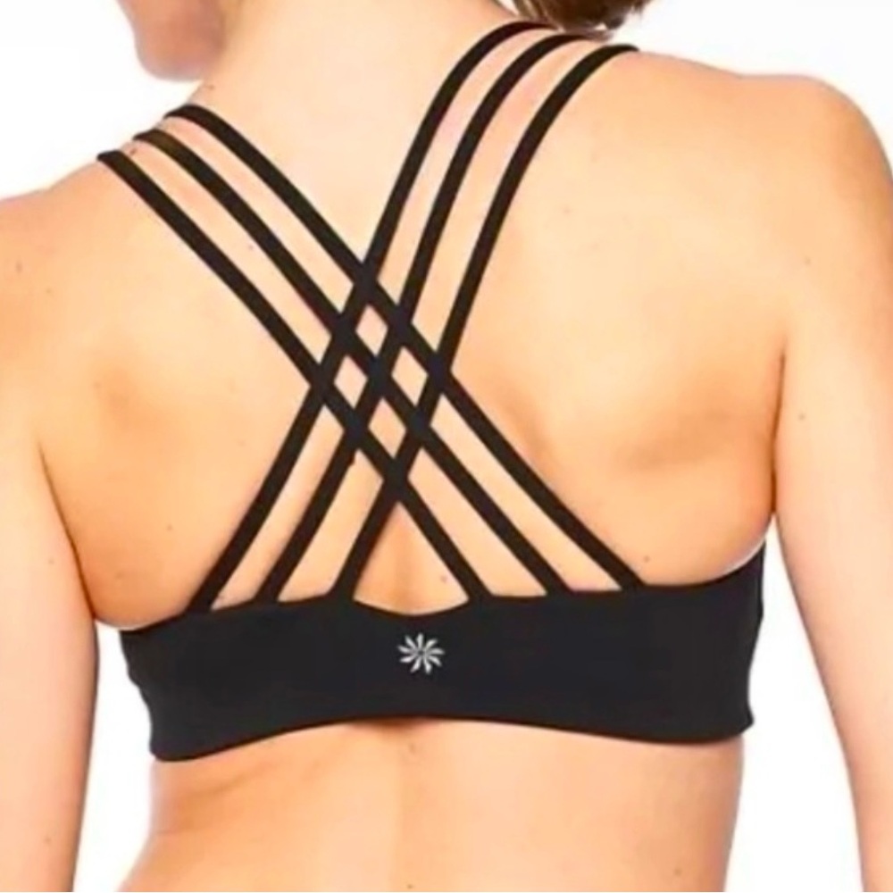 Athleta Hyper Focused Sports Bra Black